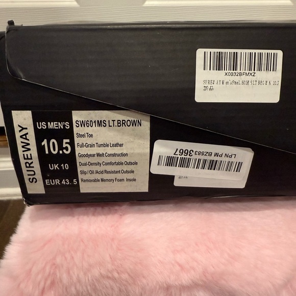 Sureway LT Brown Leather Work Lace Up Boots Oil Slip Resist SW601MS Mens 10.5 - Picture 15 of 16